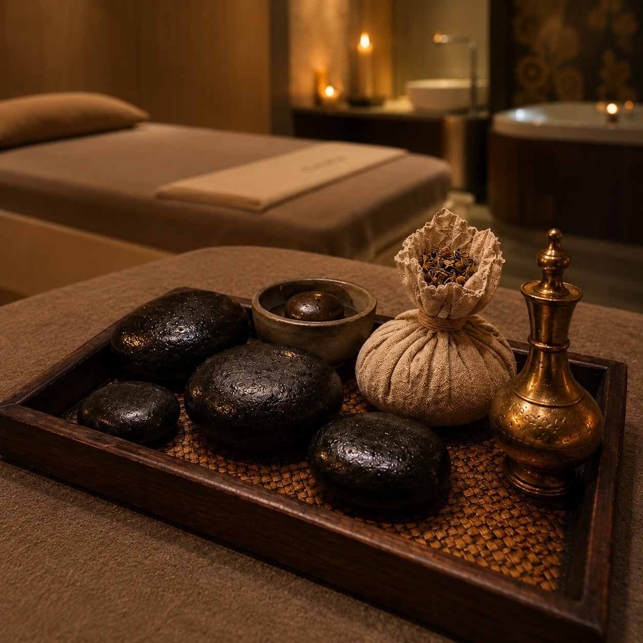 Hot Stone Massage warm basalt therapy